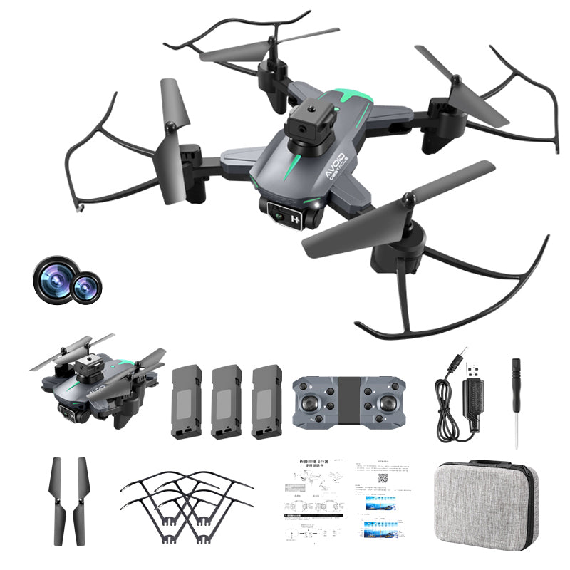 XKJ KY605 4K HD Dual Camera Folding Drone Portable ESC Quadcopter 4-Side Obstacle Avoidance RC Aircraft with Optical Flow Positioning (3 Batteries) XKJ KY605 4K HD Dual Camera Folding Drone Portable ESC Quadcopter 4-Side Obstacle Avoidance RC Aircraft with Optical Flow Positioning (3 Batteries)